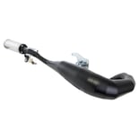 Product image Nr. 5 for 'Racing Exhaust FRANSPEED RACE, Material: steel black, stainless steel silencer color silencer: silver'