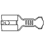 Produktbild Nr. 2 für 'Kabelschuh für 0,5-1,0mm² Kabel'